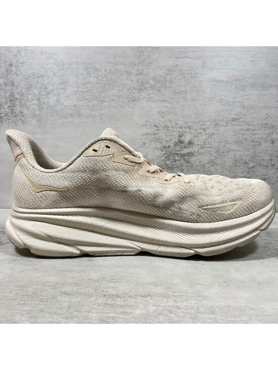 Hoka One One Clifton 9 Running Shoes - Men\'s Size 11 - Cream main image 6